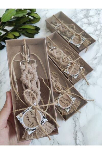 Larmina Decoration 25 Pieces of Wedding Candy Promise Engagement Gift Macrame...