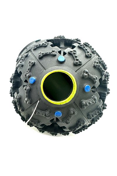 Tasma Market Premium Black Dog Ball - Sound Toy