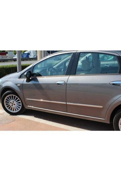 BLUEOTO Fiat Linea Krom Yan Kapı Çıtası 4 Parça 2009-2019 Paslanmaz Çelik Krom