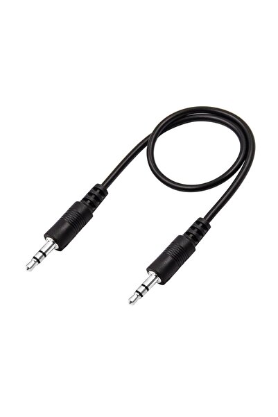 BK Teknoloji 3.5mm Stereo Erkek-Erkek Kısa Aux Ses Kablosu 30cm