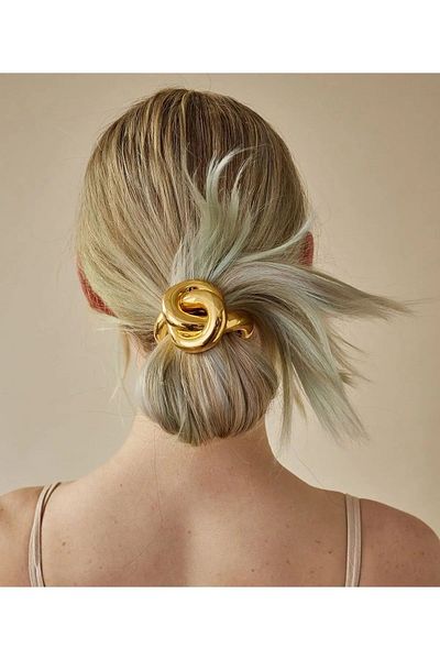 CanElif Accessories Elastic Metal Knot Buckle