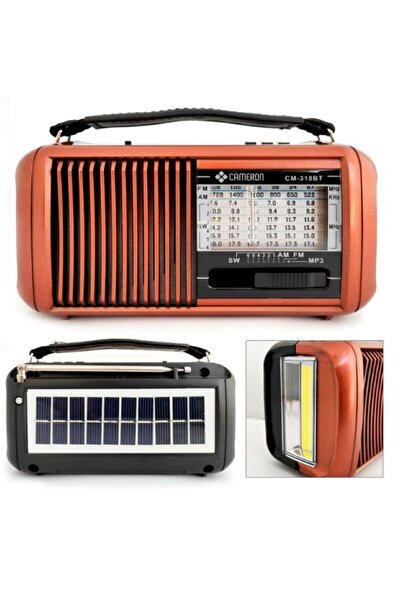 Genel Markalar Cannavaro Bt Solar(ENERJİLİ) Fenerli Şarjlı Pilli, Usb Ve Tf C...