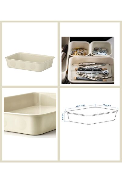 IKEA Nojig Düzenleyici Kutu \ 15x20x5 Cm \ 1 Adet