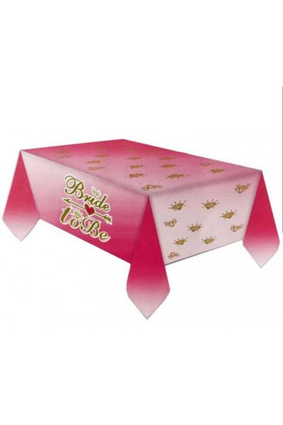 Deniz Party Store Bride To Be Useful Plastic Tablecloth 120*180 Cm