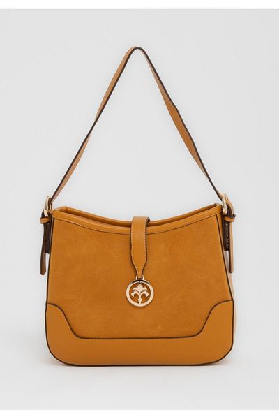 Jacquline Genuine Zd303 Women's Shoulder Bag with Leather Cover and Steel Accessories