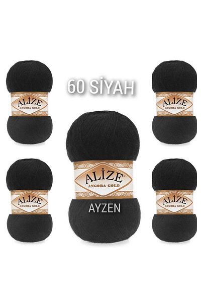 Alize Ayzen Home Angora Χειροποίητο Πλεκτό Σχοινί 5 Συσκευασία