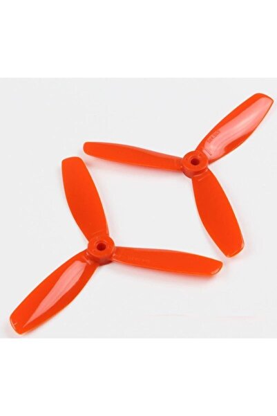 Robocombo 50x4,5mm Kırmızı 3 Bıçaklı Drone Pervanesi Seti