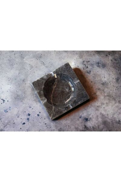 Concept ONYX by CEHRELI Natural Stone Square Marble Ashtray Gift Decorative Object