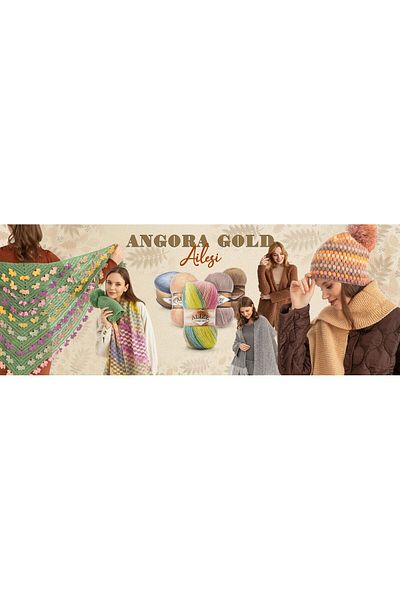 Alize Angora Gold 100Gr 5 Pieces Black Knitting Yarn