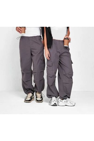 BİLBEC JEANS String pleated cargo pocket baggy pants
