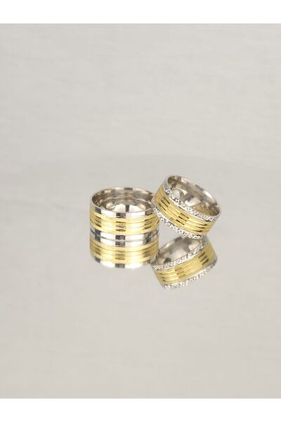 Gri Gümüş Saf Parıltı Bağı 925 Ayar Gümüş Alyans, Nişan Ve Söz Yüzüğü