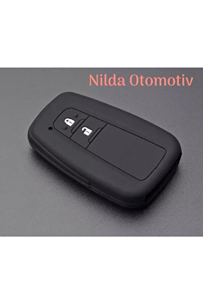 emii auto spare parts Θήκη κλειδιού Toyota C-hr Μαύρη σιλικόνη - Συμβατή με π...