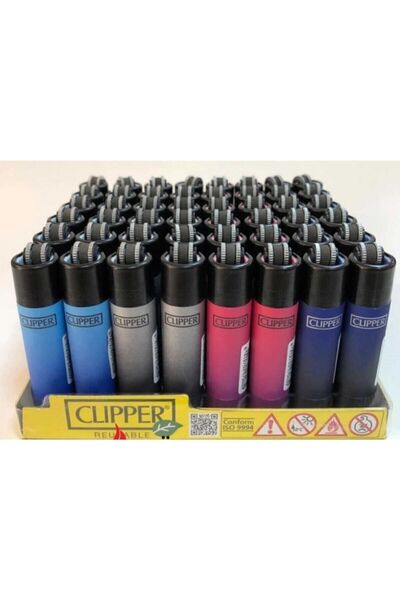 Clipper Micro Soft 48 Adet Taşlı Çakmak