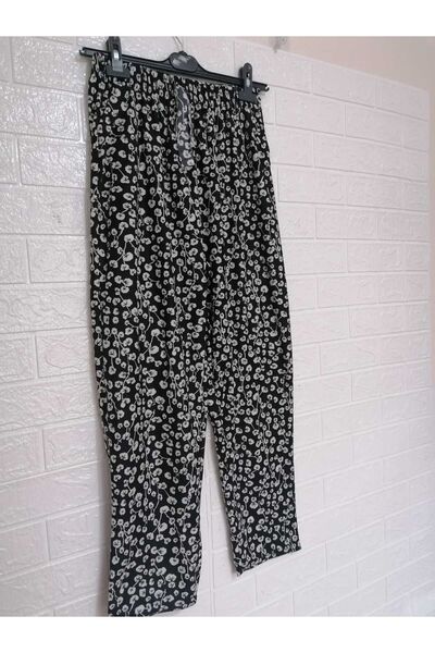 anne moda ankara Pantaloni din piele intoarsa toamna-iarna - 2 buzunare