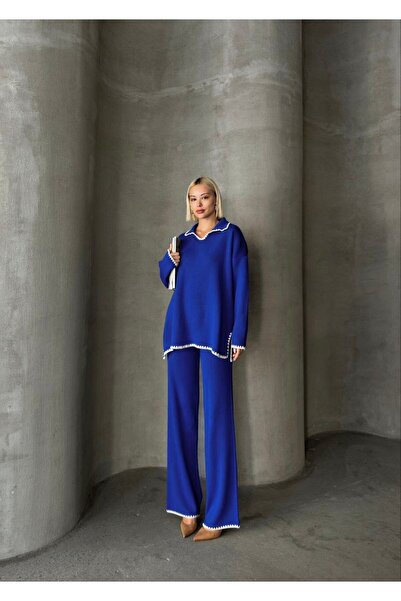 SUXİRCNHTMTS Polo Chic Knitwear Set