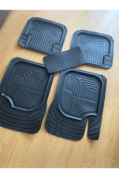 MR 3d Havuzlu Paspas Siyah 5 Parça Üniversal Tüm Araçlar Için Uyumlu