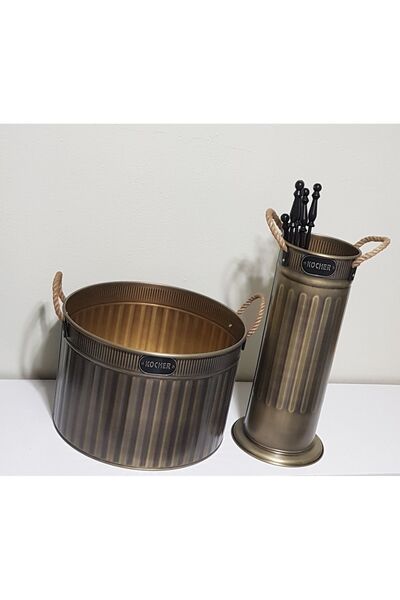 KOCHER New kocher 2024 Şömine Aksesuar Seti halat kulp