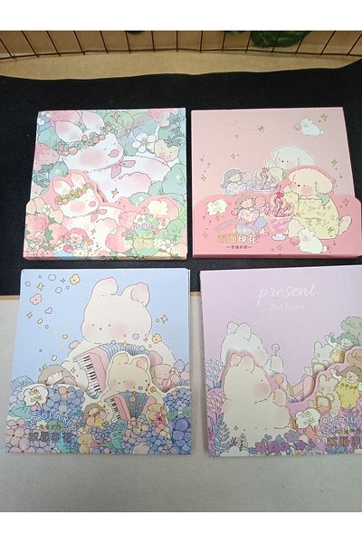 Meyra Accessories Colored Origami Paper 15X15 72 Sheets 1A Cartoon Handcraft Background Paper