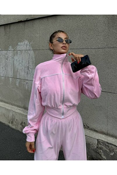 BRGCLOTHING Yumoş Velvet Tracksuit Set - Imported Design