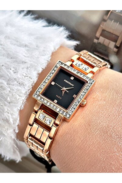 Fontenay Rose Renk Taşlı Kadın Kol Saati Fn-1056.2rbr