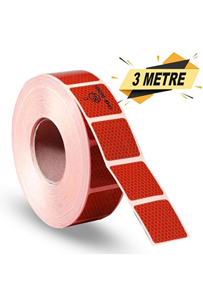 Badem10 Tüvtürk Onaylı Reflektörlü Araç Oto Reflektif Fosforlu Şerit Bant Kes...