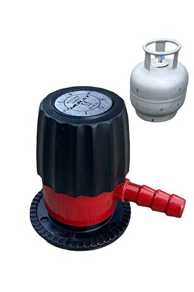 Murat Ayarlı Tüp Dedantörü, 6 Kademeli Yüksek Basınçlı,12kg Şişman Tüpe Uyumlu Regülatör