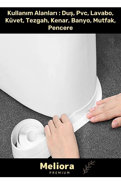 Fantazer Shower PVC Sink Bathtub Countertop Window 3.2 Mt Waterproof Insulation Tape