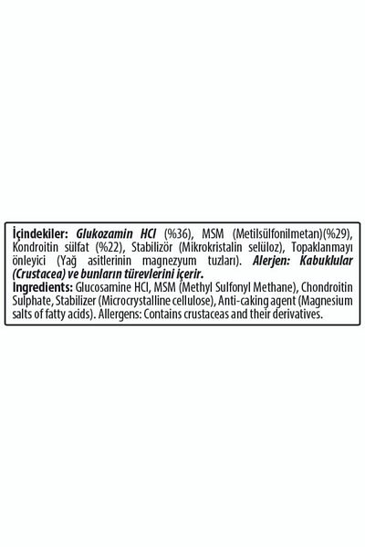 Hardline Glucosamine Chondroitin Msm, 200 Gr
