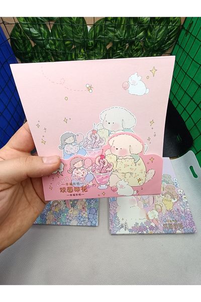 Meyra Accessories Colored Origami Paper 15X15 72 Sheets 1A Cartoon Handcraft Background Paper