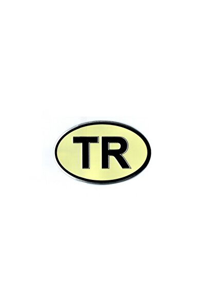 BsElektronik Türkiye Cream Colored Aluminum Label Maker Sticker - Oval Tr