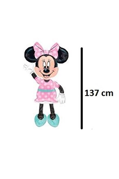 Genel Markalar MİNNİE MOUSE DEV BOY AYAKLI FOLYO BALON- DOGUM GÜNÜ BALONLARI