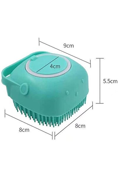 AquaHome Kedi - Köpek Pati Yıkama Fırçası - Şampuan Hazneli