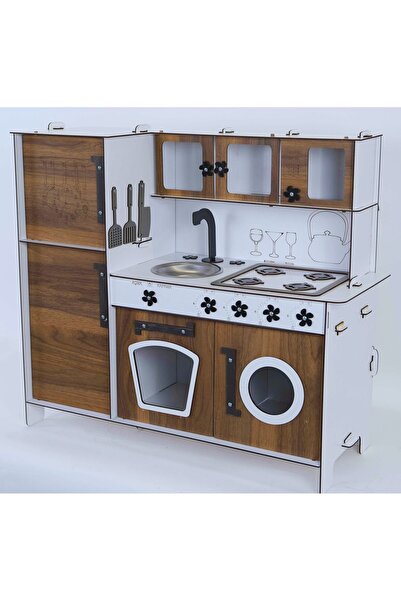 bahadır grup Ahşap Oyuncak Mutfak Buzdolaplı