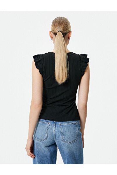 Koton Women's Collar Sleeves Athlete