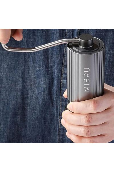 MIBRU Coffee manual grinder SS burr K6 Olive