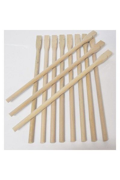 HOBİ Wooden Natural Bird Perch 40 Cm 2 Pieces