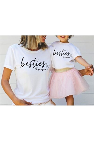Hediyenza Tricou Besties Combinat de Ziua Mamei (Adăugați 2 COȘURI PENTRU A R...