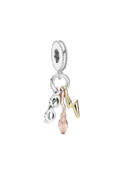 asaf Harry potter gözlük , şimşek , nimbus 2000 charm | gümüş kaplama