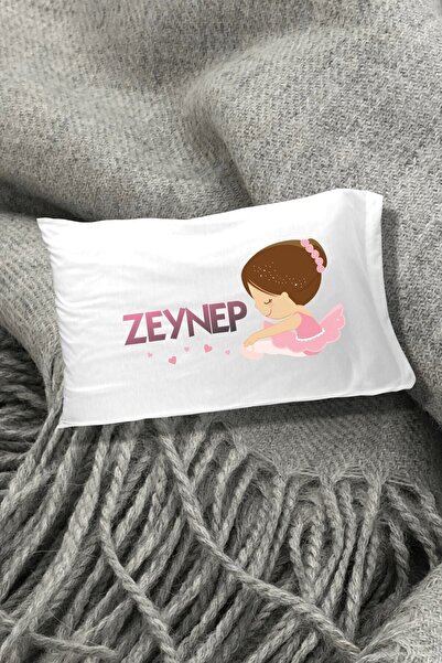 Hediyenza Față de pernă decorativă pentru copii cu imprimeu balerină roz 50x7...