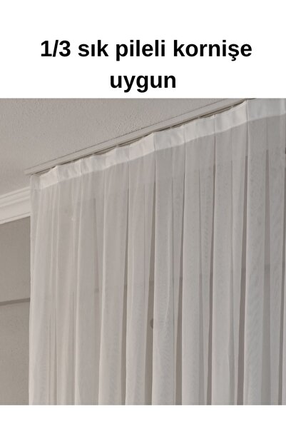 MebelPort Curtain Linen Slub Floor Taped Swivel Tulle (1/3 Thrust Pipe Battery Horn)