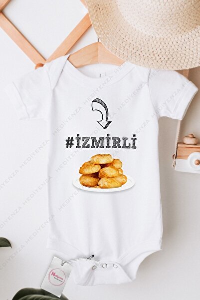 Hediyenza Izmirli and Boyoz Printed Baby Bodysuit