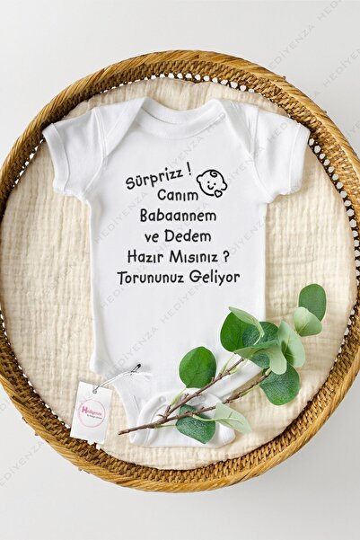 Surprise Grandma Good News Baby Bodysuit