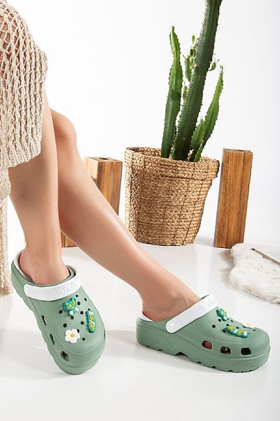 PLN SHOES Talpă confortabilă, la scară largă, spital, bucătar, asistentă medicală, papuci, sandale încrucișate Sabo