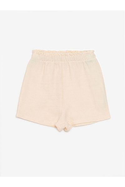 LC Waikiki Lcw Crew Neck Sleeveless Basic Baby Girl Blouse and Shorts Set of 2