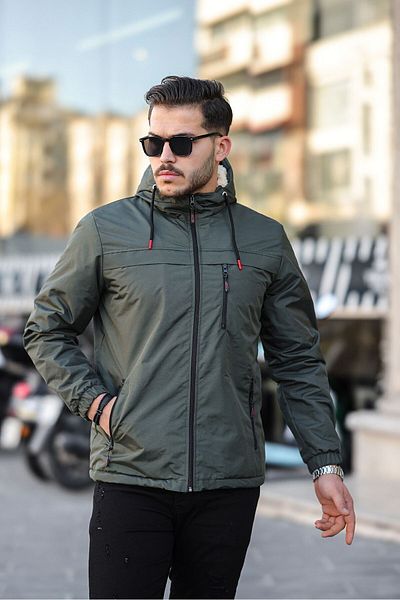 FLUEND MODA Ανδρικό κρύο και αντιανεμικό γούνινο παλτό