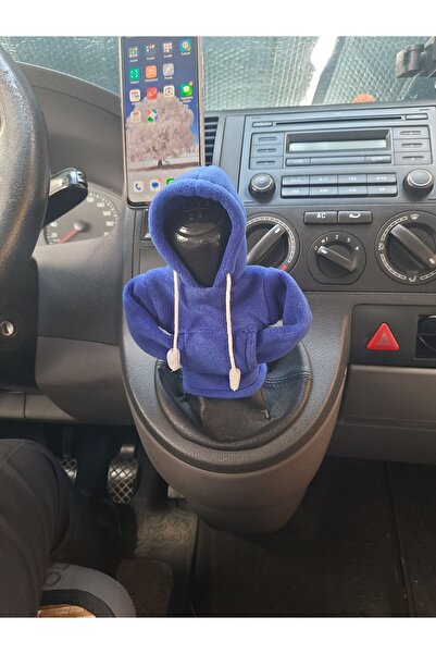 MİRMERRY Sax Mavi Vites Topuz Süsü Hoodie Kapşonlu Araba Vites Poları Araç Vi...