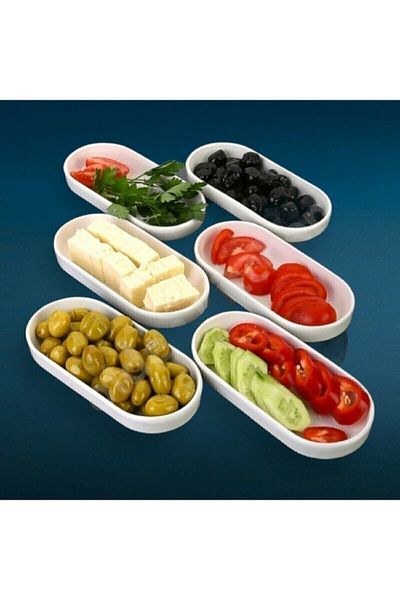 Tura Home Breakfast Oval Plate 17x8x3 Salda