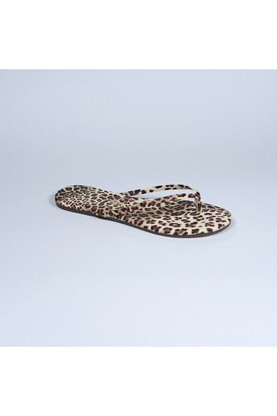Tkees Tk-2081 Women's Leopard Flip Flops
