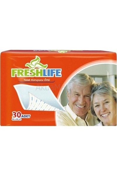 MEDMEDIKAL Freshlife Patient Diaper Mattress Protector 60cm X 90cm Size 30 Pieces