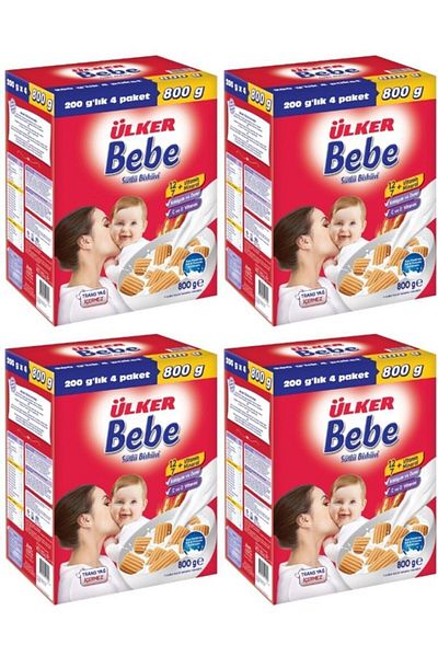 Ülker 800 g 4 Pieces Baby Milk Biscuits